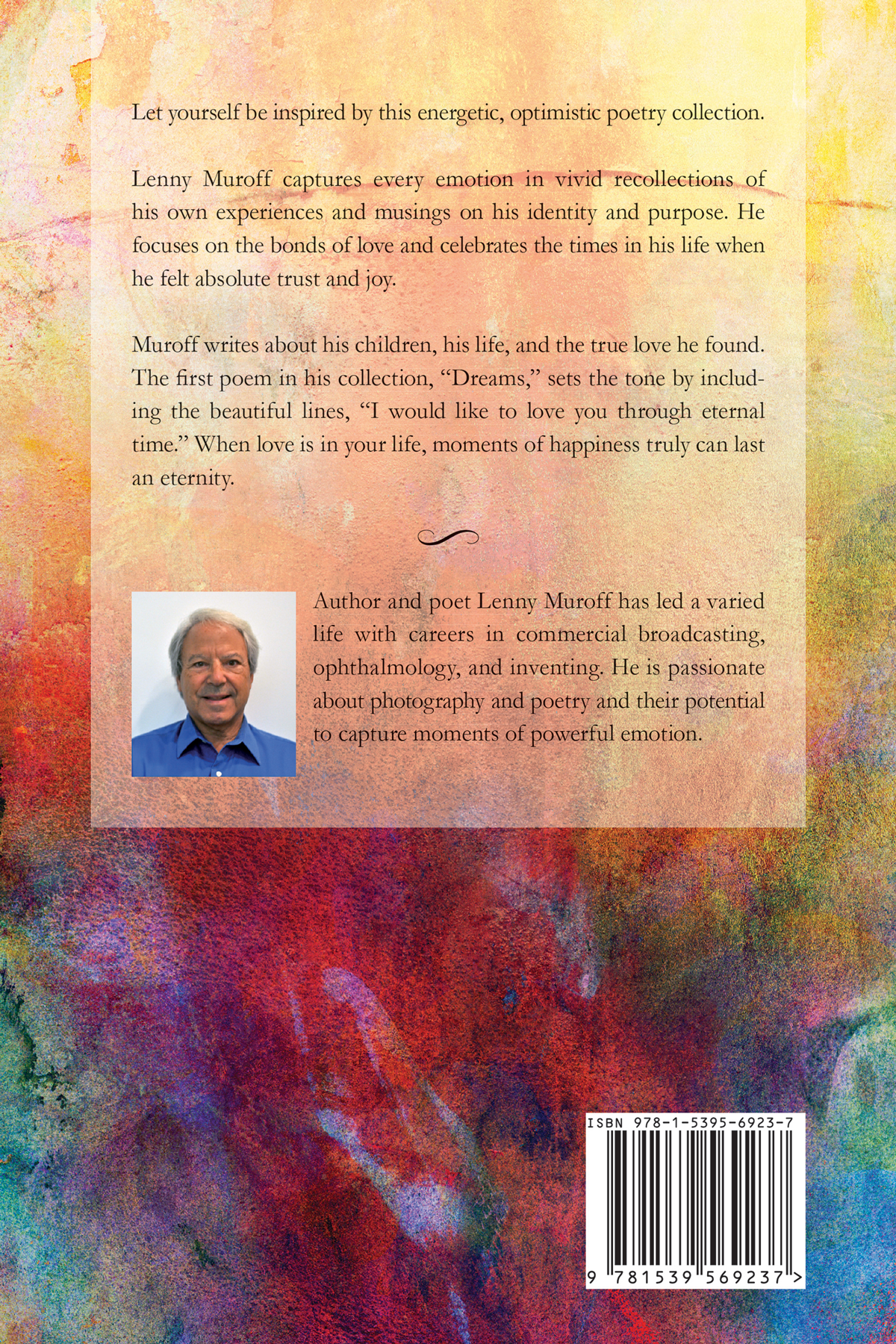 Back Cover of a Book Featuring Text and Design Elements